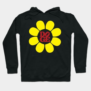 DOGE LOVE FLOWER YELLOW Hoodie